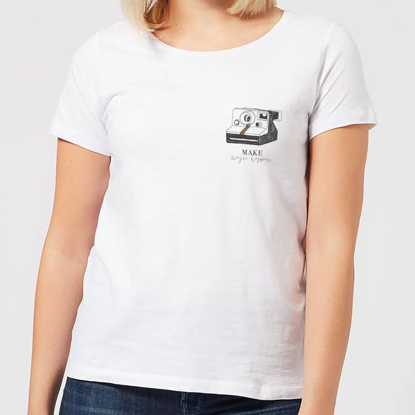 T-Shirt Femme Make Magic Happen - Blanc