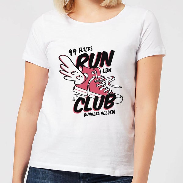 Run Club 99 Dames T-shirt - Wit