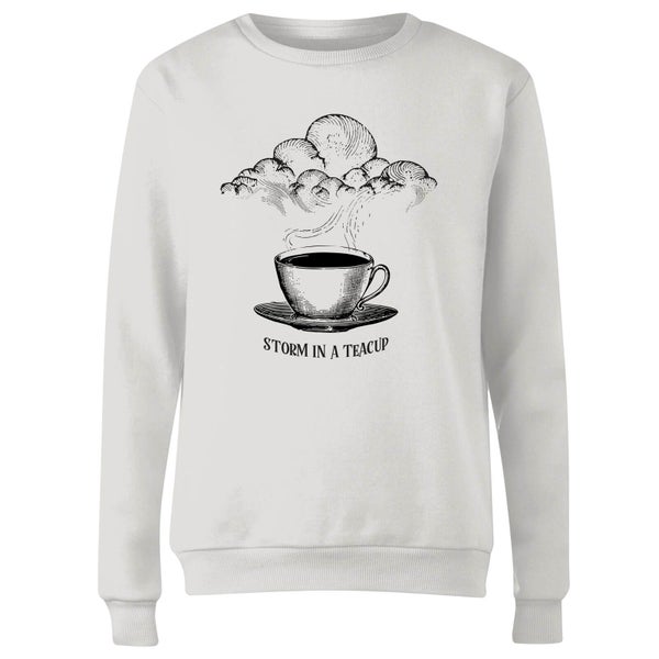 Storm In A Teacup Women's Sweatshirt - White