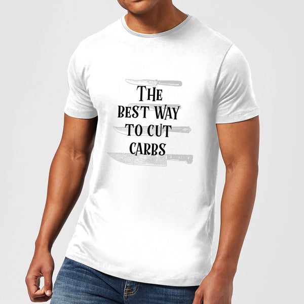 The Best Way To Cut Carbs T-shirt - Wit