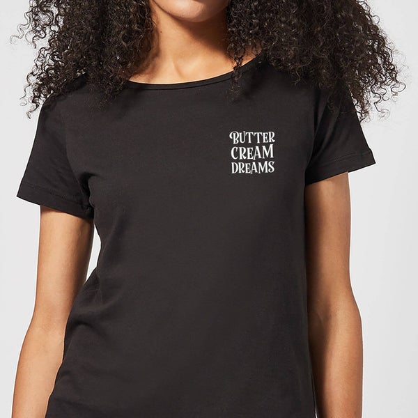 Camiseta para mujer Buttercream Dreams - Negro