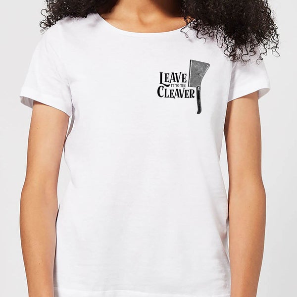 T-Shirt Femme Leave It To The Cleaver - Blanc