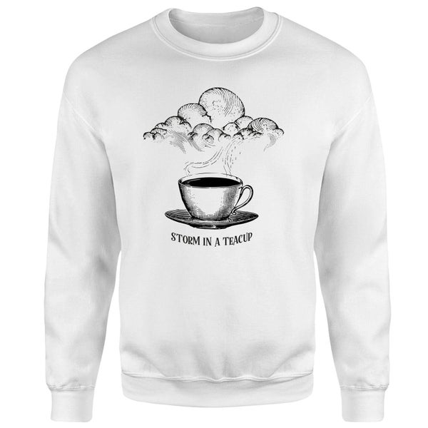 Sweat Homme Storm In A Teacup - Blanc