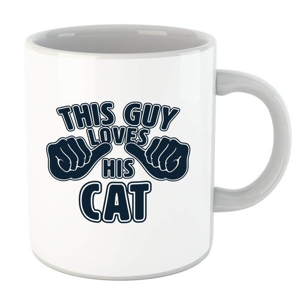 This Guy Loves His Cat Mug