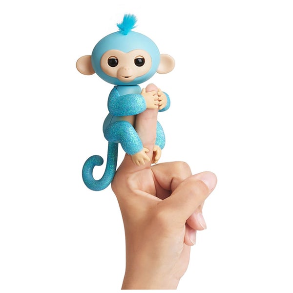 Fingerlings Baby Monkey - Glitter - Amelia (Turquoise)