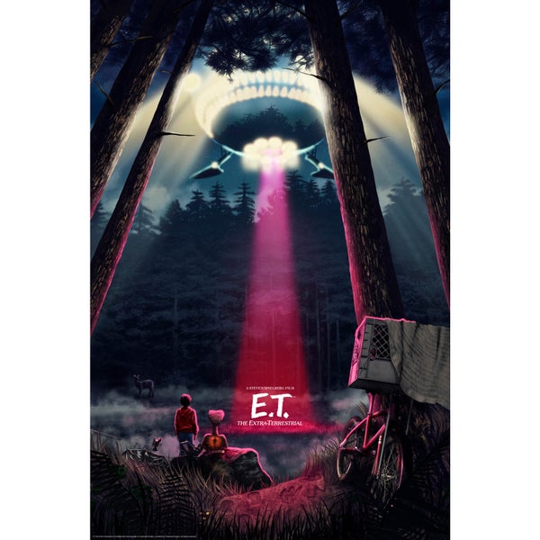 E.T. door Sam Gilbey Limited Edition Fine Art Giclée - Zavvi Exclusive Timed Edition