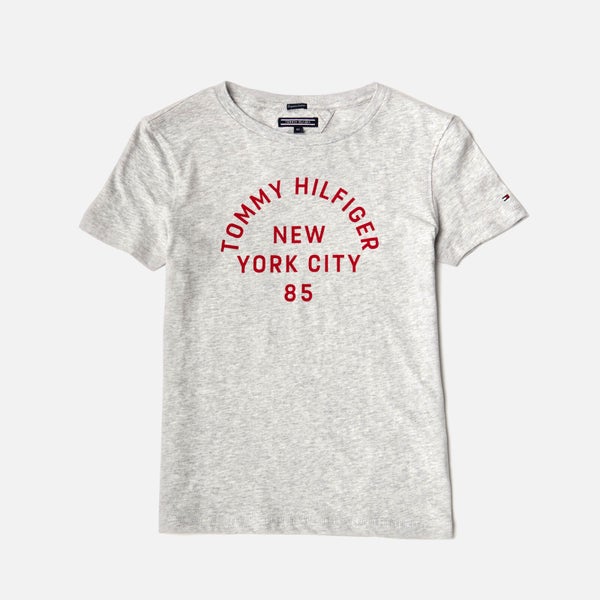 Tommy Hilfiger Boys' Bright Graphic T-Shirt - Light Grey Heather