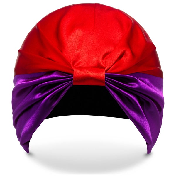 SILKE Hair Wrap The Dita – Purple and Red