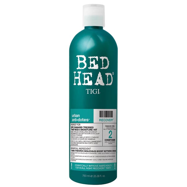 Après-shampooing hydratant pour cheveux secs et abîmés Urban Antidotes Recovery TIGI Bed Head 750 ml
