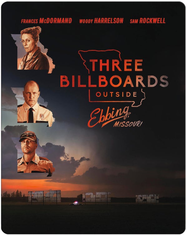 Three Billboards Outside Ebbing, Missouri - Zavvi Exclusive Limited Edition Steelbook