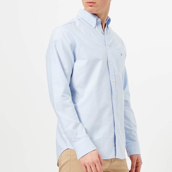 GANT Men's Regular Oxford Shirt - Capri Blue - S - Blue