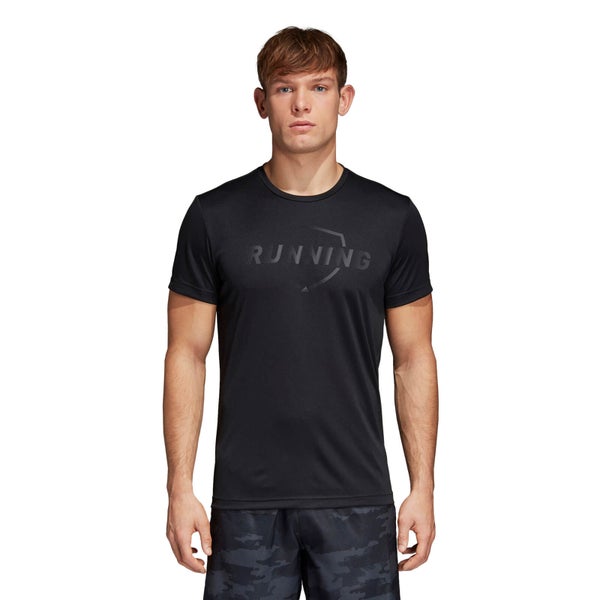 adidas Men's Running T-Shirt - Black