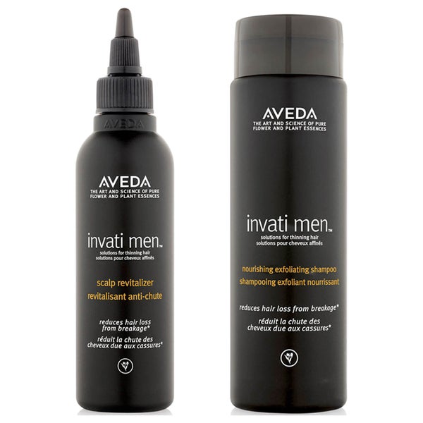 Aveda Invati Men's Shampoo and Scalp Revitalizer Treatment Duo (Worth £73.00)
