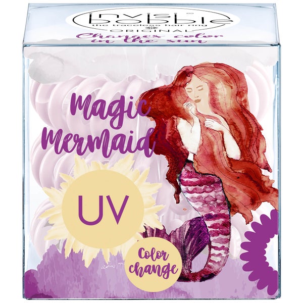 invisibobble Colour-Changing Hair Ring -hiuslenkki, Magic Mermaid Coral Cha-Cha