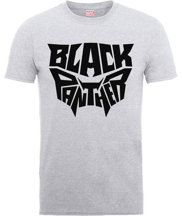 Black Panther Emblem T-Shirt - Grau