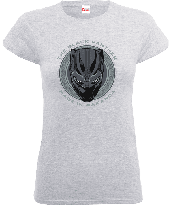 Black Panther Made in Wakanda Frauen T-Shirt - Grau