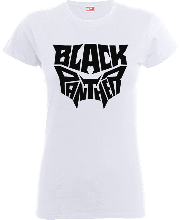 Black Panther Emblem Women's T-Shirt - White