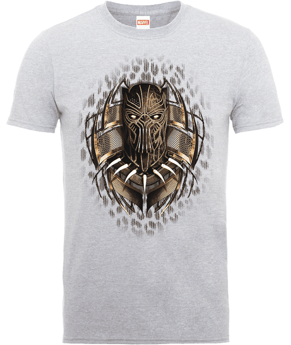 Black Panther Gold Eril T-Shirt - Grau