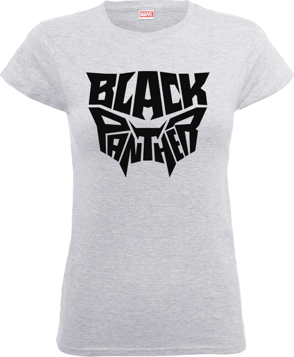 T-Shirt Femme Emblème Black Panther - Gris