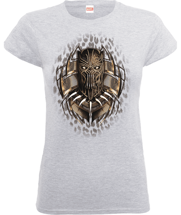 Black Panther Gold Erik Killmonger Dames T-shirt - Grijs