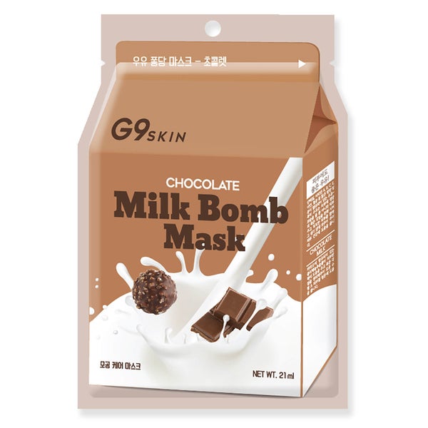 G9SKIN Milk Bomb Mask -kasvonaamio, Chocolate 21ml