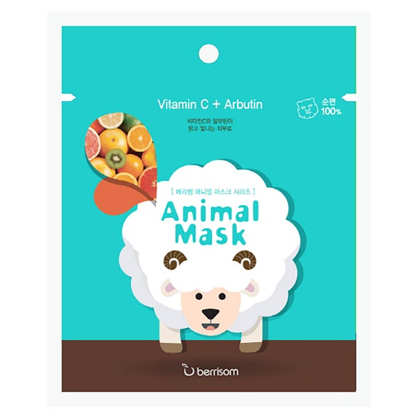 Berrisom Animal Mask Series - Sheep(베리썸 애니멀 마스크 시리즈 - 양 25ml)