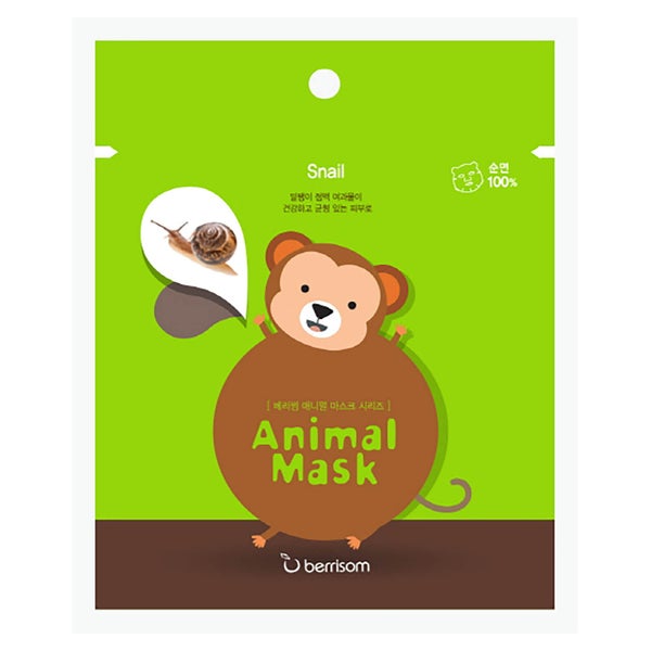 Berrisom Animal Mask Series maseczka do twarzy - małpa 25 ml