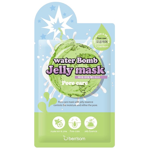 Berrisom Water Bomb Jelly Mask - Pore Care(베리썸 워터 밤 젤리 마스크 - 포어 케어 33ml)
