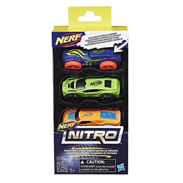 NERF Nitro 3 Cars - Pack 1