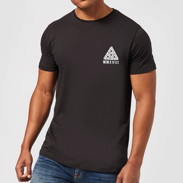Abstract Triangle T-Shirt - Black