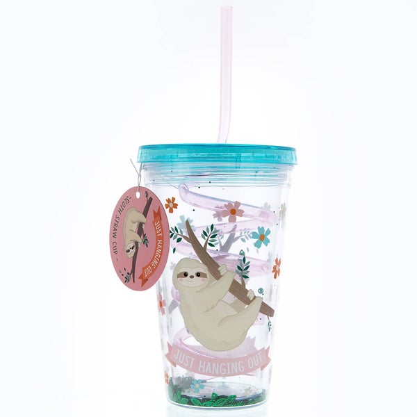 Sloth Straw Cup