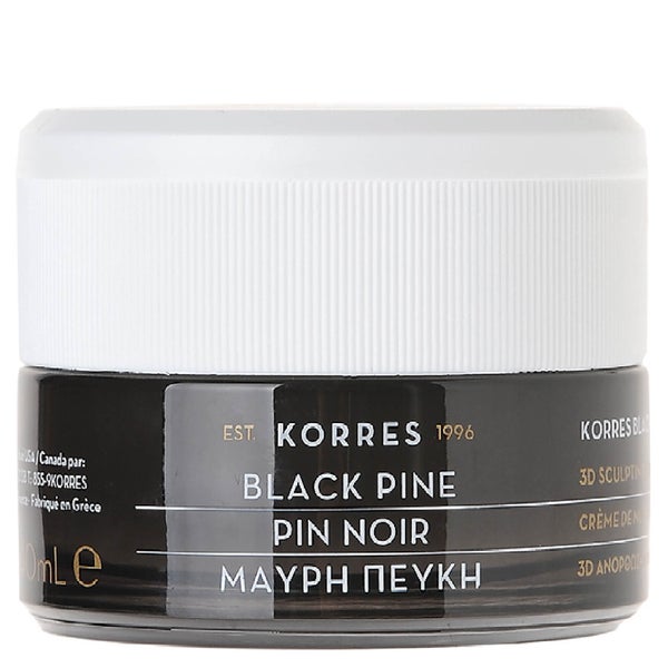 Ночной крем против морщин с черной сосной для всех типов кожи KORRES 3D Black Pine Night Cream For All Skin Types 40 мл