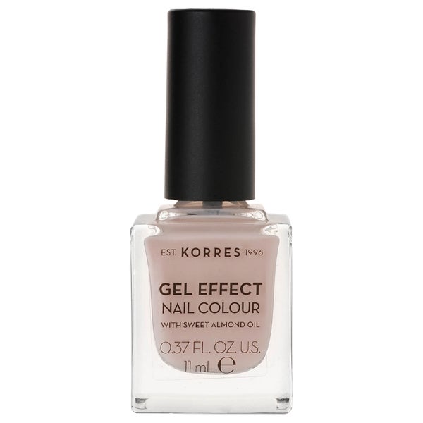 KORRES Gel-Effect Sweet Almond Nail Colour – 31 Sandy Nude 11 ml