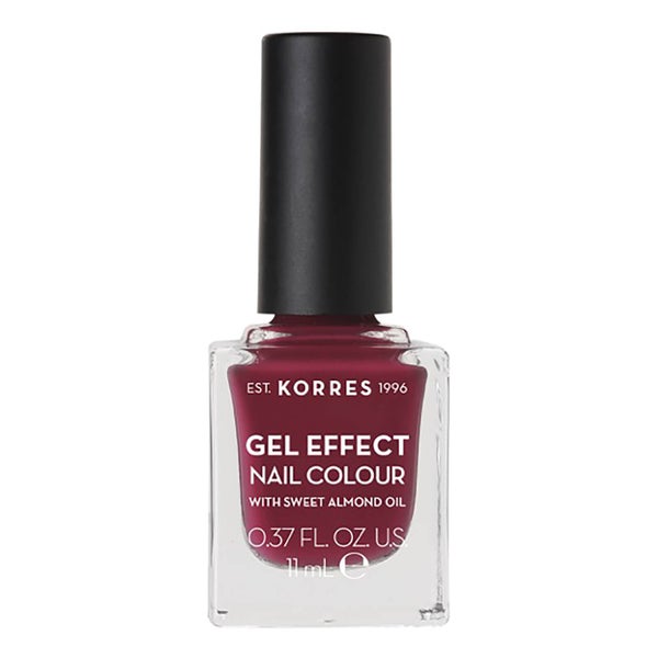 KORRES Natural Gel Effect Nail Colour - Berry Addict 11ml