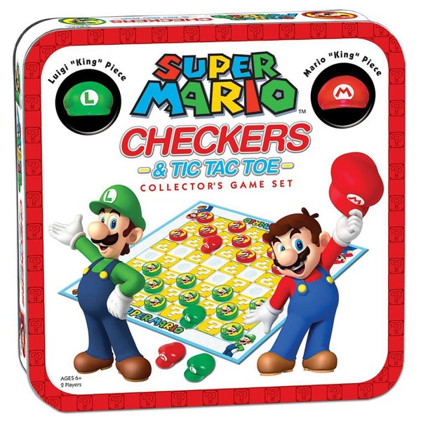Super Mario Collector's Checkers Board Game