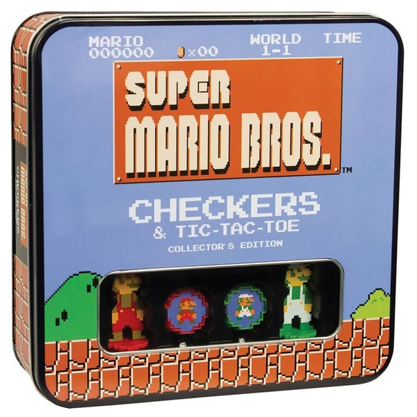 Super Mario Bros. Collector's Edition Checkers Board Game
