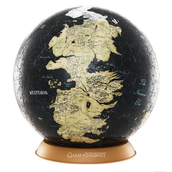 Game of Thrones 3D Globe Puzzle Unknown World (60 Pieces)