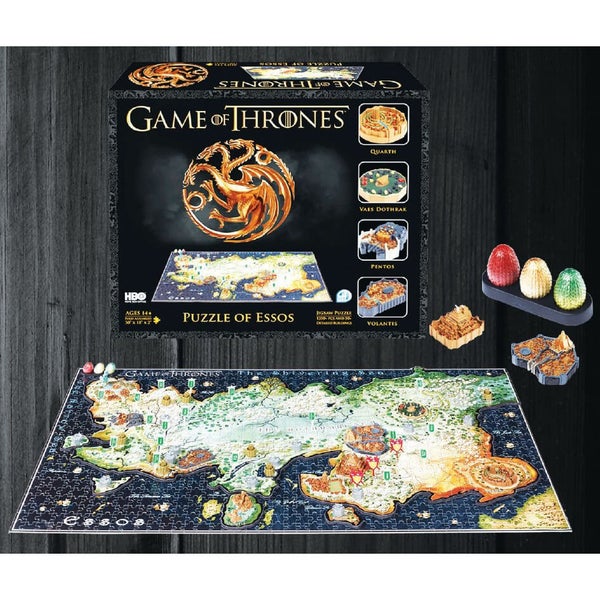 Game of Thrones 3D Puzzle Essos (1350 Pieces)