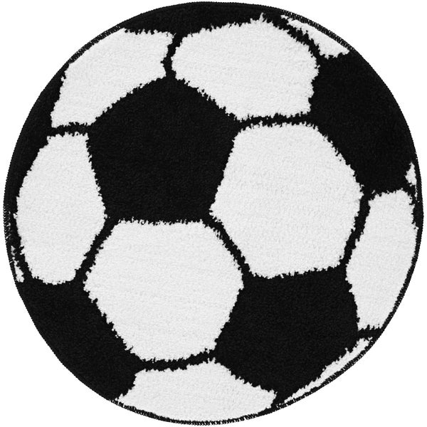 Catherine Lansfield It's a Goal Rug - Multi - 66 x 66cm