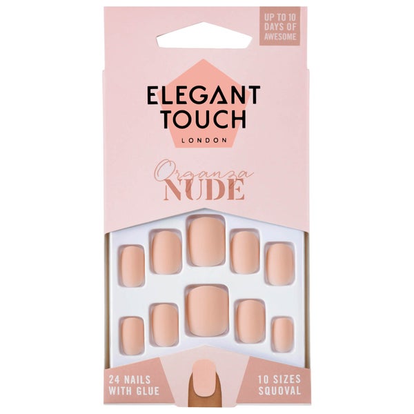 Elegant Touch Nude Nails -tekokynnet, Organza