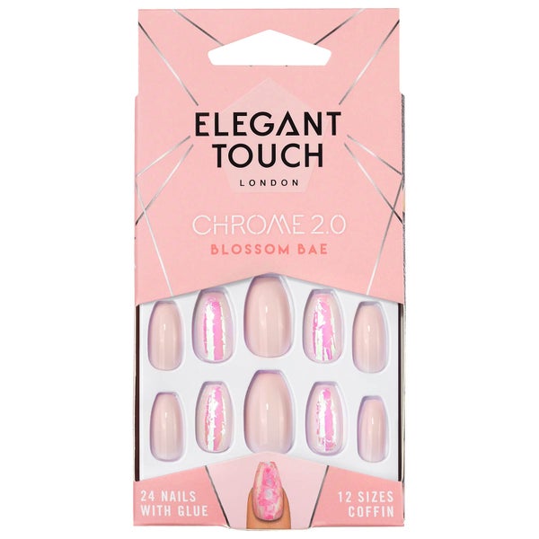 Elegant Touch Chrome 2.0 Nails sztuczne paznokcie – Blossom Bae