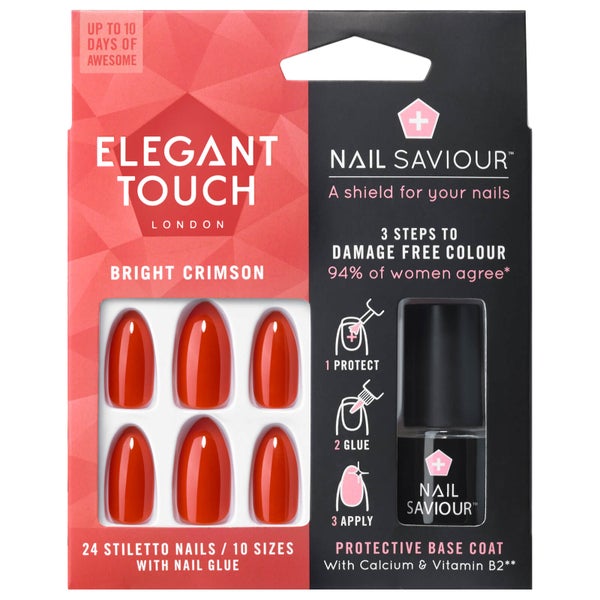 Nail Saviour Elegant Touch – Bright Crimson