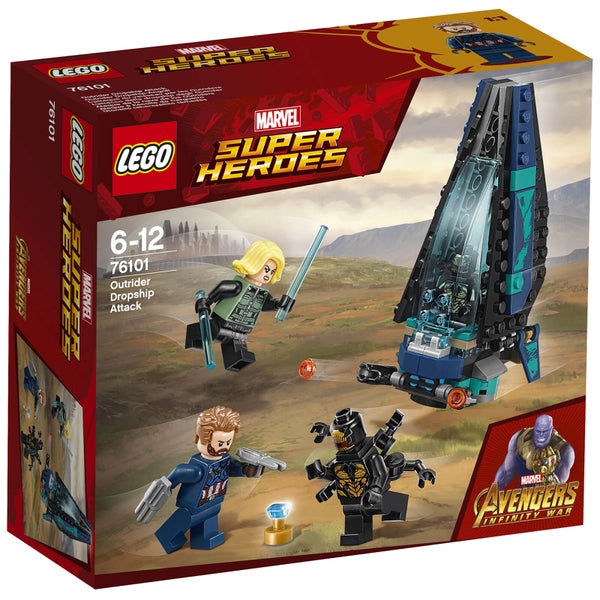 LEGO Super Heroes Marvel Infinity War : L'attaque du vaisseau par les Outriders (76101)