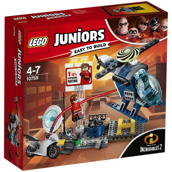 LEGO Juniors Disney Les Indestructibles 2: La poursuite sur les toits d'Elastigirl (10759)