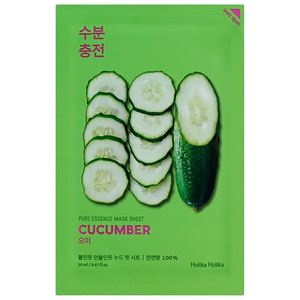Holika Holika Pure Essence Mask Sheet -kasvonaamio, Cucumber