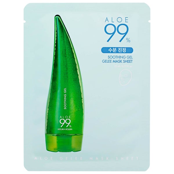 Holika Holika Aloe 99% Soothing Gel Jelly Mask Sheet(홀리카 홀리카 알로에 99% 수딩 젤 젤리 마스크 시트)