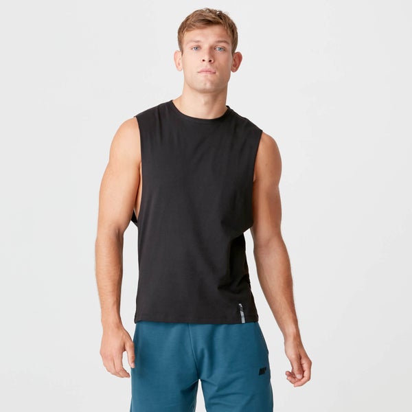 MP Men's Luxe Classic Drop Armhole Tank Top - Black - S