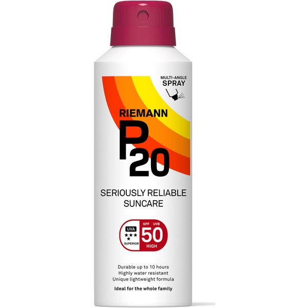 Spray de Proteção Solar Contínua com FPS 50 da Riemann P20 150 ml