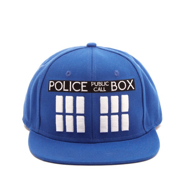 Doctor Who Men's Tardis Snapback Cap - Blue