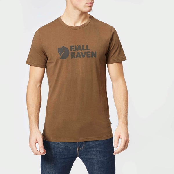 Fjallraven Men's Logo Short Sleeve T-Shirt - Tarmac